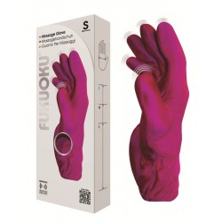  FUKUOKU Glove Massage-Handschuh pink - small 