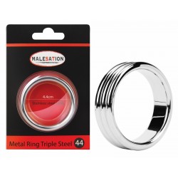 Metal Ring Triple Steel 44