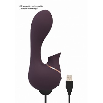 Vibromasseur Rabbit Air Pulsé Mythical - Gamme Irresistible│Shots Toys│Rechargeable USB