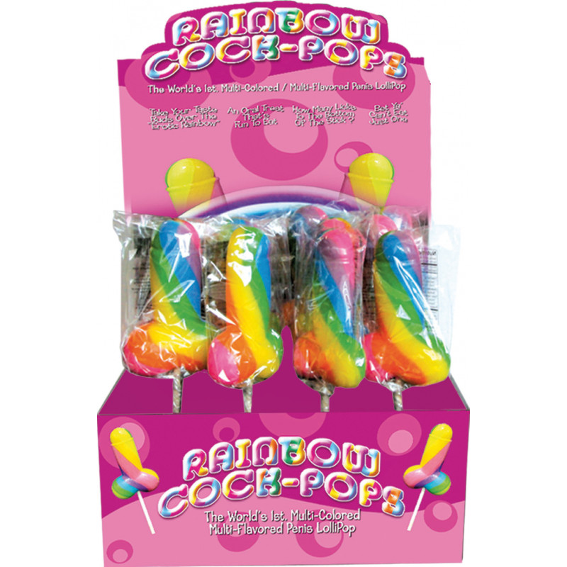 Rainbow Cock Pop (12er Display)