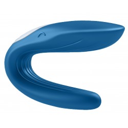 SATISFYER Stimulateur de couple Partner Double Whale blue