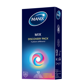 Manix Préservatifs MIX - discovery pack par 12