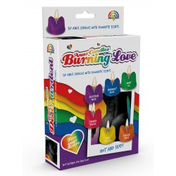 Bougie Anus Rainbow - Lot de 6